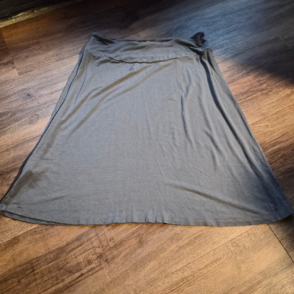 Tommy Bahama Womens Gray Knit‎ A-Line Skirt Size Small Stretch Casual Travel